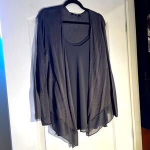 Nic+Zoe Cardigan and Camisole Set